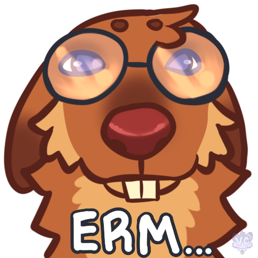 Nerd emoji redrawn as Faux